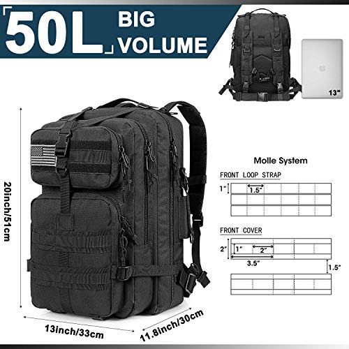 G4Free Tactical EDC Sling Bag Pack and Tactical Backpack 3 Day Assault Pack