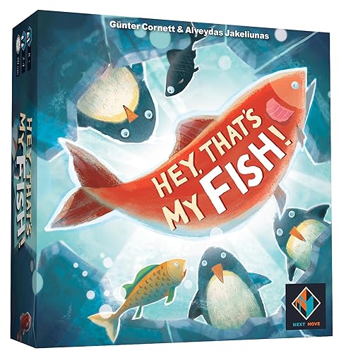 Hey, That's My Fish! Board Game - A Strategic Penguin Fishing Adventure Game, Fun Family Game for Kids and Adults, Ages ...