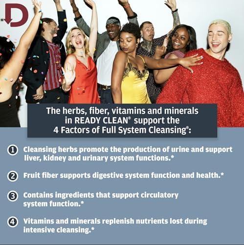 Detoxify – Ready Clean Herbal Cleanse – Tropical – 16 oz – Professionally Formulated Herbal Detox Drink – Enhanced with Mi...