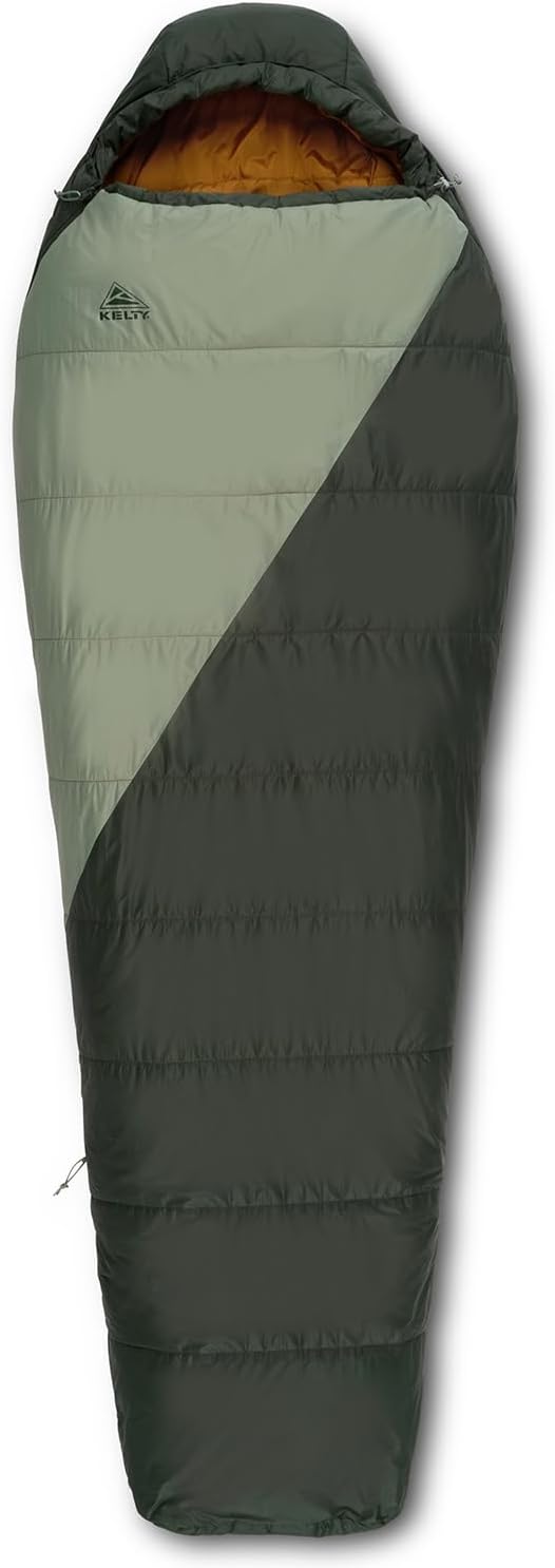 Kelty Cosmic Synthetic Fill 40 Degree Backpacking Sleeping Bag with Compression Straps, Compact and Lightweight