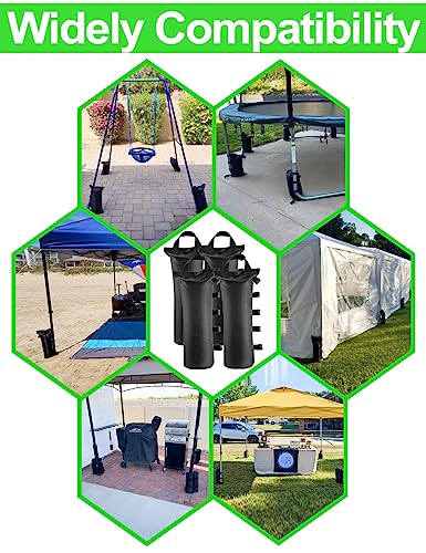 120LBS Extra Large Heavy Duty Canopy Weights Sand Bags for Ez Pop Up Canopy Tent Gazebo Outdoor Instant Sun Shelter Patio ...