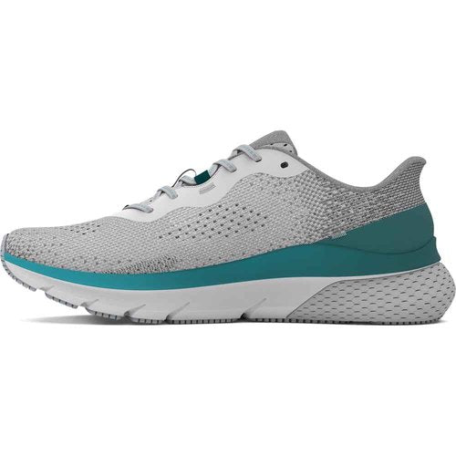 Under Armour Men's HOVR Turbulence 2, (108) Halo Gray/Hydro Teal/Circuit Teal, 13, US