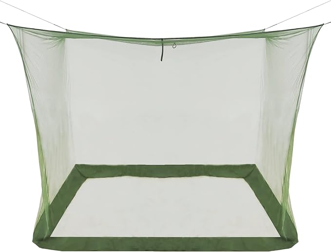 Aventik EDSRDLUZ Premium Rectangular Camping Mosquito Net, Good for Sleep& Easy to Carry&Easy Installation Four Corners Si...
