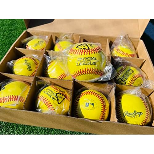 Rawlings | Official League Practice Baseballs | Optic Yellow | Multiple Count Options