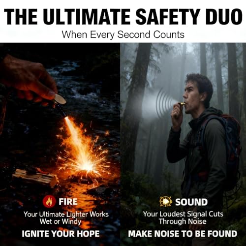 Trekking Pole Tactical Walking Stick, Multifunctional Lightweight Aircraft Aluminum Collapsible Survival Hiking Pole with ...