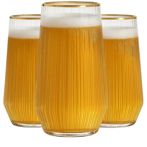 48 Pack Ribbed Ripple Stemless Toasting Glasses, Origami Durable 9 Oz BPA-Free Disposable Plastic Champagne Flutes for Wed...