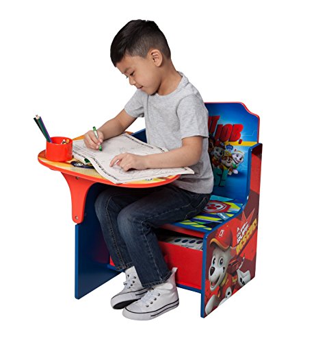 Delta Children Chair Desk with Storage Bin - Ideal for Arts & Crafts, Snack Time, Homeschooling, Homework, Reading & More,...