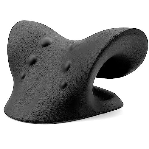 RESTCLOUD Neck and Shoulder Relaxer, Cervical Traction Device for TMJ Pain Relief and Cervical Spine Alignment, Chiropract...
