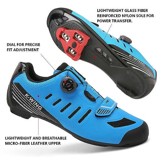 Unisex Cycling Shoes Compatible with pelaton Indoor Road Bike Shoes Mountain Bike Shoes for Men and Women Delta Cleats Cli...