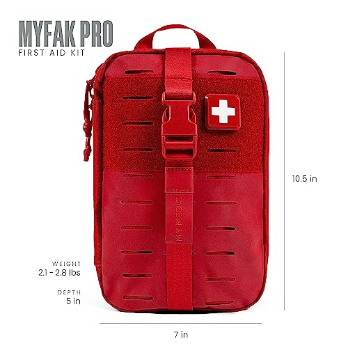 MY MEDIC MyFAK PRO Ifak First Aid Kit - 140 Life Saving Trauma and Medical Items - HSA FSA Home Medical Kit for Camping or...