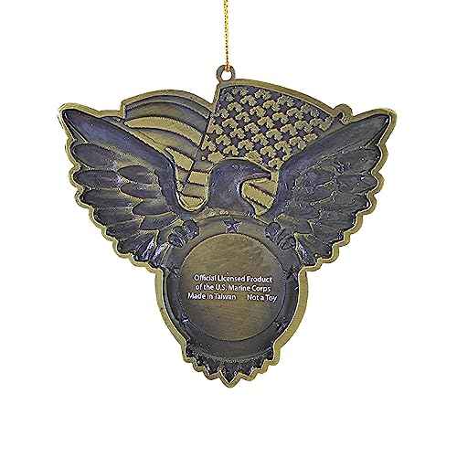 U.S. Marine Corps Seal American Flag Ornament