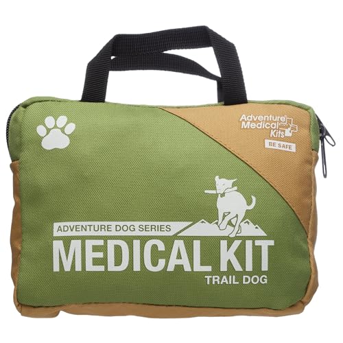 Adventure Medical Kits Trail Dog Medical Kit - Pet First Aid Kit with Dressings, Bandages, Instruction Manual & Tools - Li...