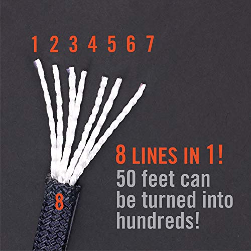 Atwood Rope MFG 550 Paracord 100 Feet 7-Strand Core Nylon Parachute Cord Outside Survival Gear Made in USA | Lanyards, Bra...