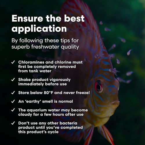 Brightwell Aquatics MicroBacter Start XLF - Concentrated Freshwater Nitrifying Bacteria - Quick Start Fish Tank Starter, L...