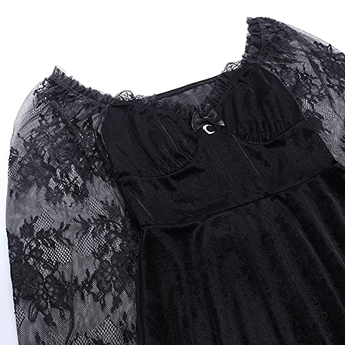 Goth Dress Plus Size Egirl Sexy Gothic Clothes Gothic Dresses Halloween Dress for Women Goth Clothing Aesthetic Clothes