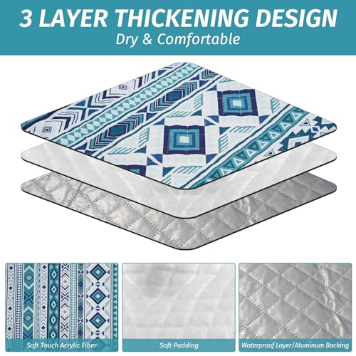 Picnic Blankets Extra Large Outdoor - Beach Blanket Waterproof Sandproof with Shoulder Strap, Machine Washable, Picnic Mat...