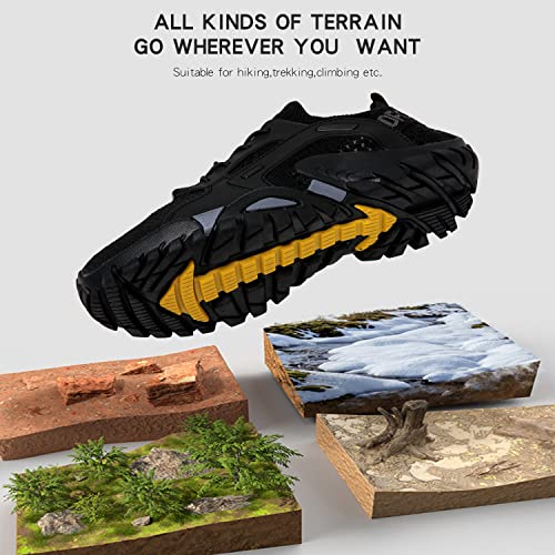 TANGYUGEN Water Shoes Mens Womens Hiking Shoes Beach Aqua Shoes Slip Resistant Lightweight Breathable Outdoor Walking Jogg...