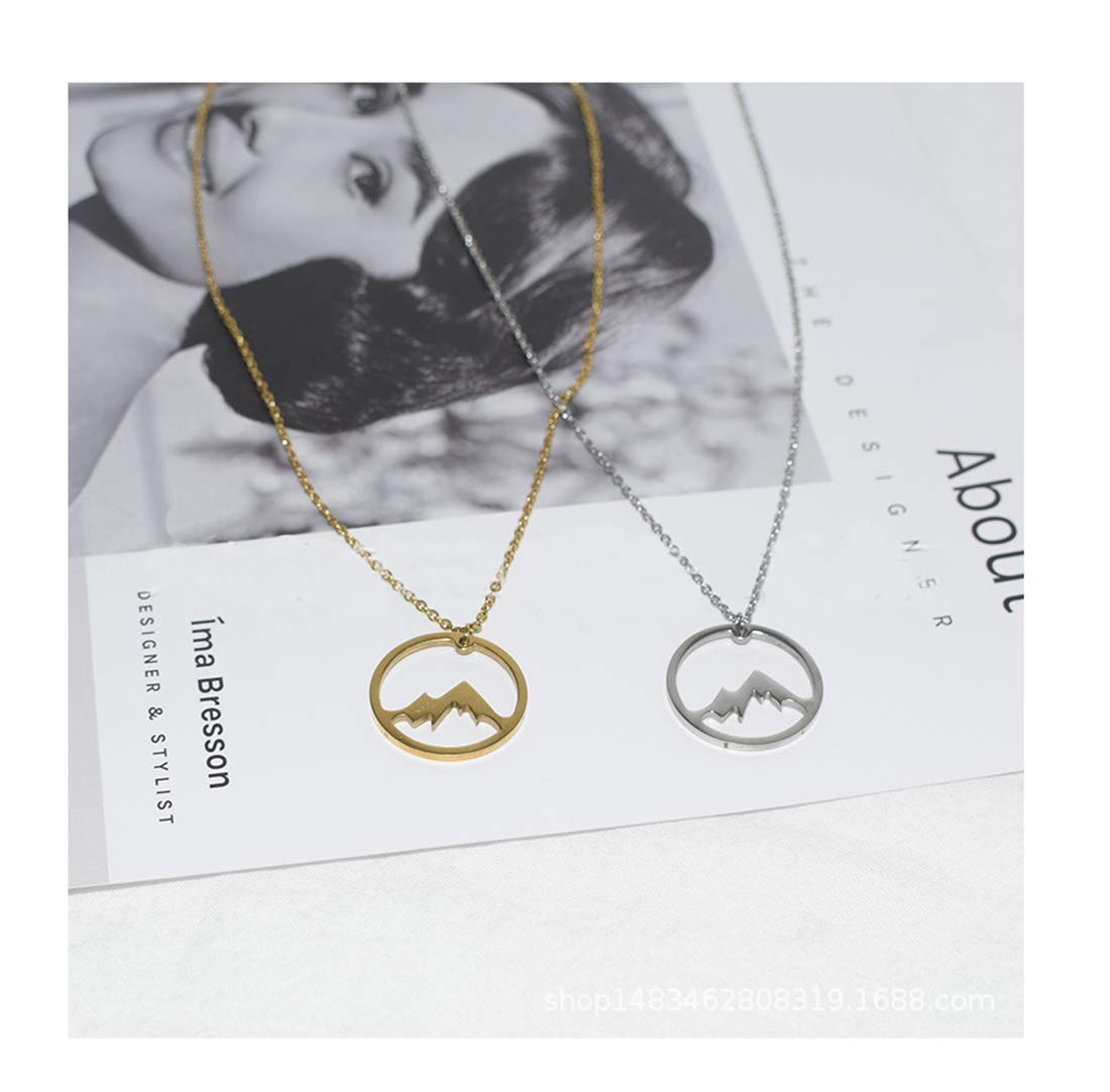 Baydurcan Friendship Mountain Necklace with Message Card Gift Card (mountain)