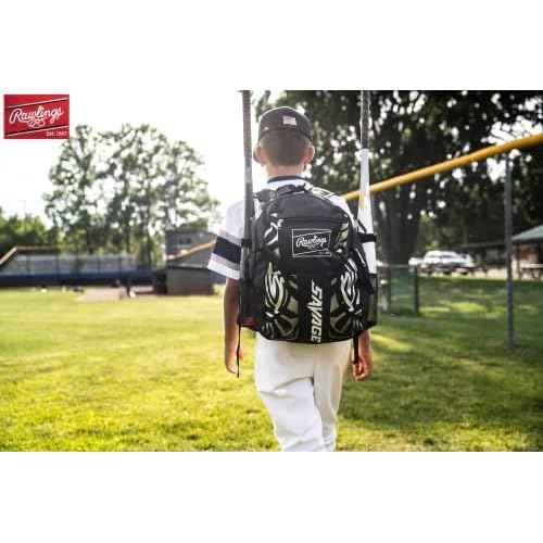 Rawlings | SAVAGE Backpack Equipment Bag | T-Ball/Youth Baseball & Softball | Multiple Styles