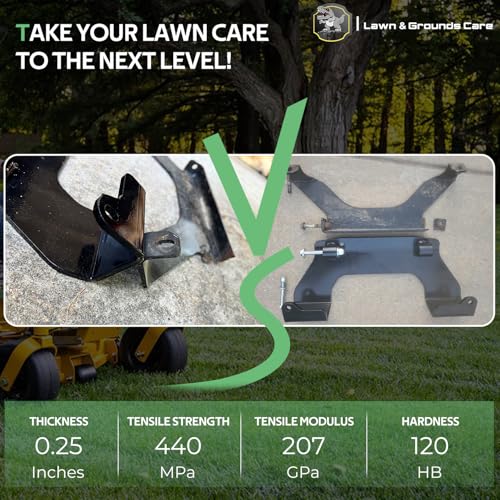 123292 Transmission Cross Brace Kit, New Upgraded Thicker Cross Bar for Hustler Mower Models, Service Kit