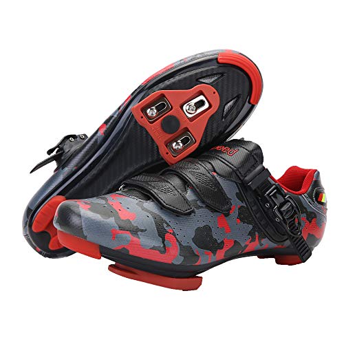 Unisex Cycling Shoes Compatible with pelaton Indoor Road Bike Riding Shoes for Men and Women Delta Cleats Clip Outdoor Pedal