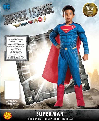 Rubies DC Justice League: Superman Costume for Kids, Boy's Small