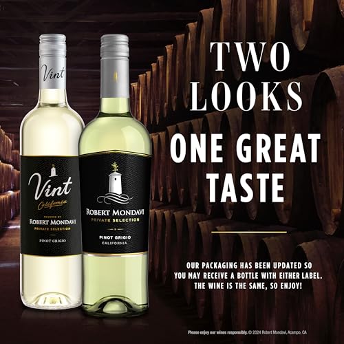 Robert Mondavi Private Selection Pinot Grigio White Wine, 750ml Bottle