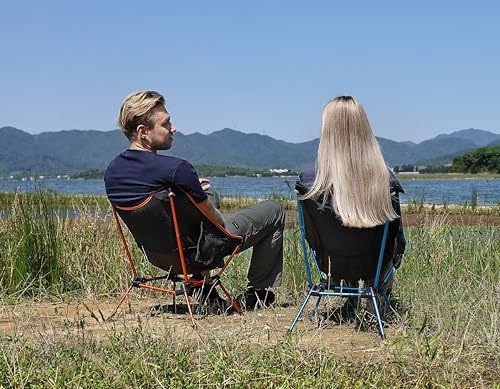 MARCHWAY Ultralight Folding Camping Chair, Heavy Duty Portable Compact for Outdoor Camp, Travel, Beach, Picnic, Festival, ...