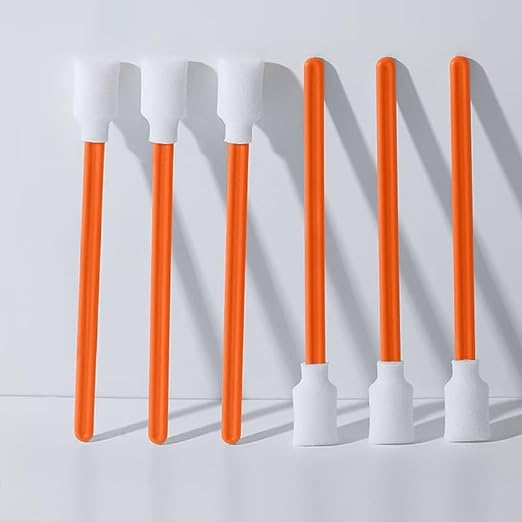 200 PCS Foam Cleaning Swab Sticks Professional, Dust-Free Cleaning Sponge Tip Swabs Printer,Scanners, Camera, Optical Lens,Gun, Arts,Crafts,Automotive Detailing.
