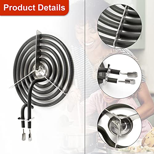 WB30M1 6" Range Stove Burner Top Surface Burner Element Set Replacement Fit for G.E Hot-point Ken-more Electric Range Stov...