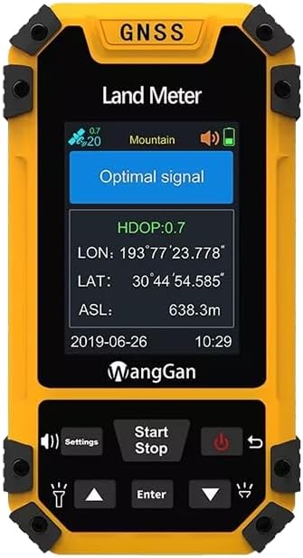 Heltec Handheld GPS Land Meter, High Accuracy GNSS Surveying Equipment for Land Measurement & Hiking 6 Satellite System Po...