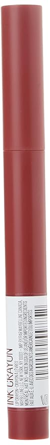 Maybelline Super Stay Ink Crayon Lipstick Makeup, Precision Tip Matte Lip Crayon with Built-in Sharpener, Longwear Up To 8Hrs, Make It Happen, Berry Red, 1 Count