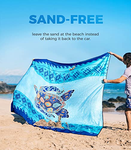 OCOOPA Beach Blanket Waterproof Sandproof, 10'X 9' Extra Large, Soft and Sturdy, Light Weight and Portable, Perfect for Be...