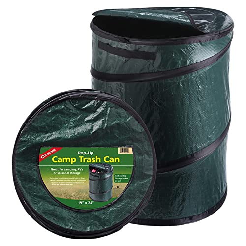 Coghlan's Pop-Up Lightweight Trash Can – Collapsible Waste Bin for Camping, RV, Outdoor Events, and Travel – Durable, Comp...