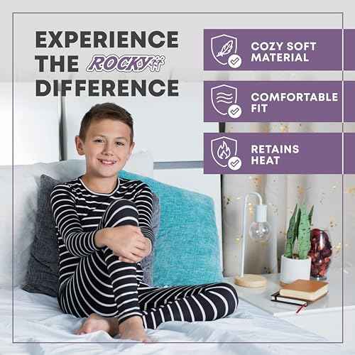Rocky Thermal Underwear Kids, Boys Thermal Underwear Set Long Johns Thermals