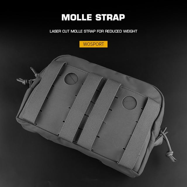 Modular Tactical MOLLE CCS Pouch for Vest Belt Expanded Storage Bag