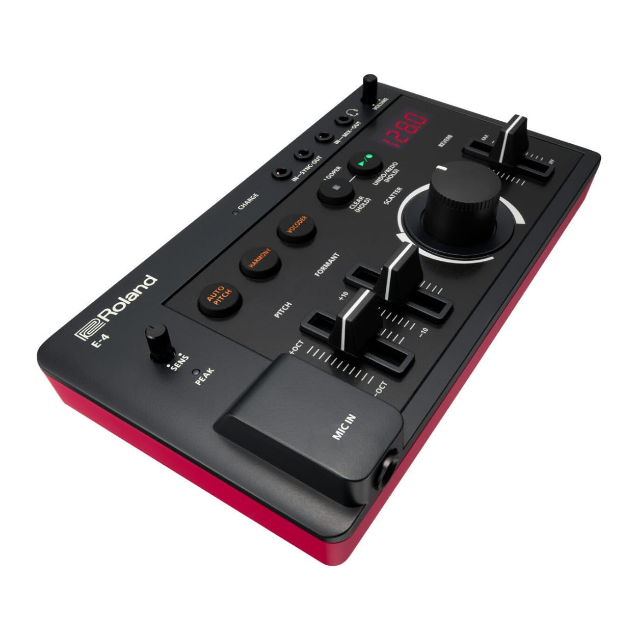 Roland Aira Compact E-4 Voice Tweaker| Vocal Performance Tool With Powerful Voice Transformer Effects | Vocoder | Looper | Harmo