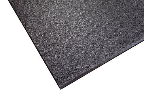 SuperMats High Density Commercial Grade Solid Equipment Mat 29GS Made in U.S.A. for Large Treadmills Ellipticals Rowers Water Rowing Machines Recumbent Bikes and Exercise Equipment (3-Feet x 8.5-Feet) (36" x 102") (91.4 cm x 259.1 cm),Black