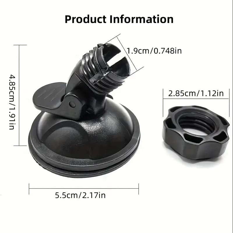 Car Holder for Mobile Phone Stand Camera Dashboard Windshield Suction Mount Driving Recorder Bracket Rotating
