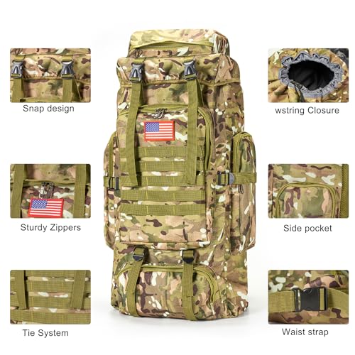 Skywod,Survival Gear Professional Kit and Large Camping Backpack,First Aid Kit for Adventure Outdoor Hiking Accessories