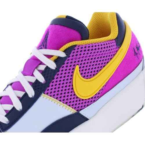 Ja 1 SE Camp Ja Big Kids' Basketball Shoes (FN4977-400, Obsidian/University Gold/Vapor Green/Hyper Violet) Size 6