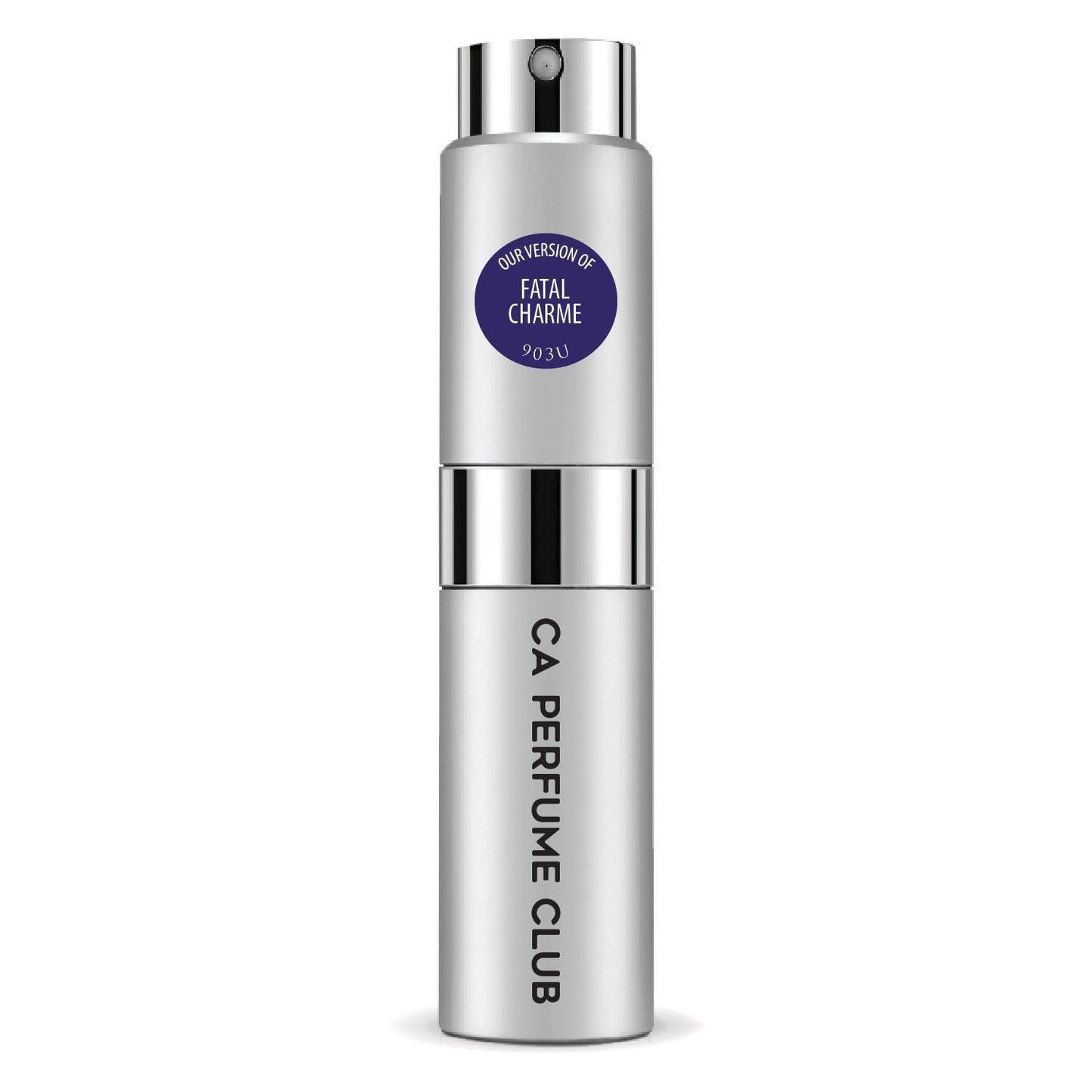 CA Perfume Impression of Fatal Charme for Women and Men Floral Woody Musk Scent Long Lasting Unisex Fragrance Eau De Parfum Travel Size Refillable Atomizer Spray 0.27 Fl Oz 8ml