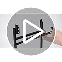 Tandefio Folding Table Legs Adjustable Height 14 Inch Wide Folding Tables Legs Collapsible Durable Metal Furniture for Kit...