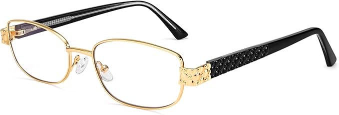 Dollger Rectangle Blue Light Blocking Glasses for Woman Men Small Y2K square Metal Frame Bluelight Computer Screen Gaming
