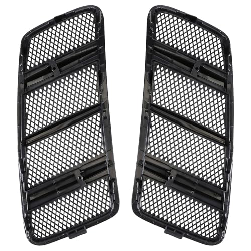 Pair Front Left & Right Hood Vent Air Grille Cover fits for Merce*des Benz W166 GL350 GL450 GL550 GL63 AMG 2013-2016 ML350 ML550 ML63 2012-2015 Hood Air Vent Grille Replaces 1668800105 1668800205