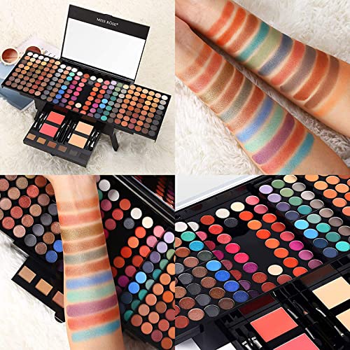 UNIFULL 190 Colors Makeup Pallet,Professional Makeup Kit for Women Full Kit,All in One Makeup Sets for Women&Beginner,incl...