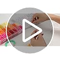 Quefe 3960pcs Pony Beads for Friendship Bracelet Making Kit 48 Colors Kandi Beads Set, 2400pcs Plastic Rainbow Bulk and 15...