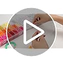 Quefe 3960pcs Pony Beads for Friendship Bracelet Making Kit 48 Colors Kandi Beads Set, 2400pcs Plastic Rainbow Bulk and 15...