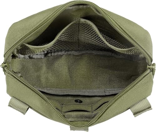 Victor and Valor - Toiletry Bag and Beard Comb for Bearded Men - Survival Bag, Tactical Molle Dopp Kit for Men Large Capac...