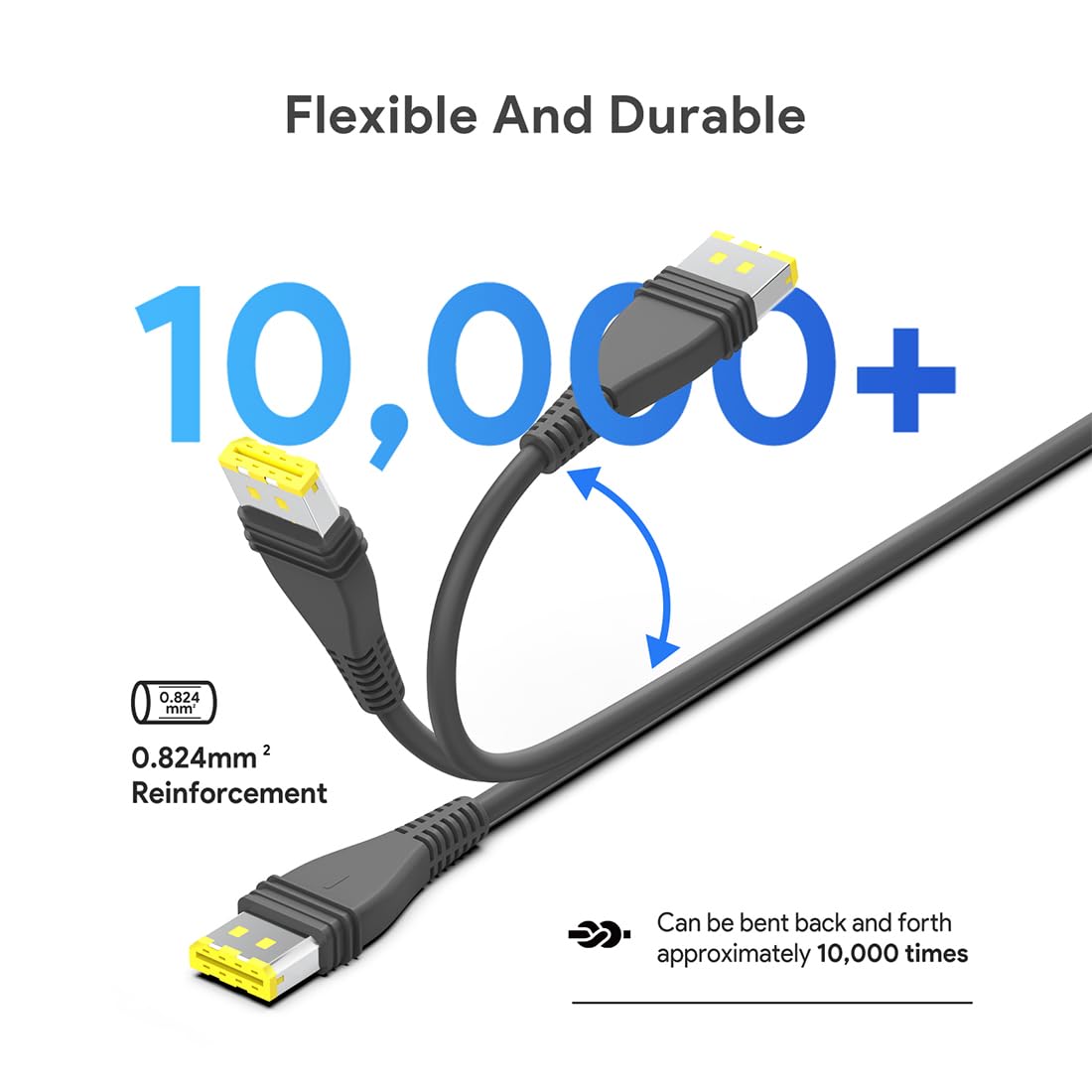CASIMY PD USB-C 20V DC Coverter Charging Cable Cord Compatible with ResMed AirSense 11 Air 11 Airmini 65W 20W ResMed CPAP to 24V CPAP Battery Backup Adapter Charger Power Supply